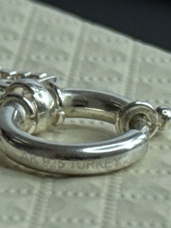 Sterling Silver 14.4g Bracelet Double Byzantine .625" Wide Flexible Turkey 7" - Picture 6 of 8